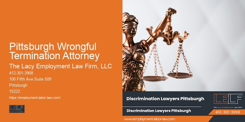Pittsburgh Wrongful Termination Attorney Workplace Rights Advocates