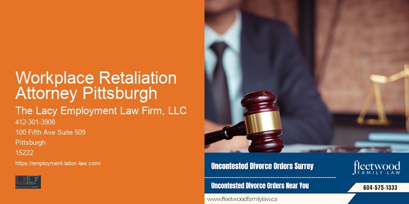 Workplace Retaliation Attorney Pittsburgh