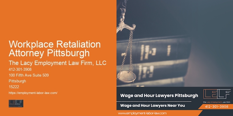 Employment Law Attorney Workplace Retaliation Attorney Pittsburgh