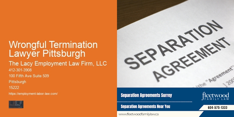 Wrongful Termination Lawyer Pittsburgh