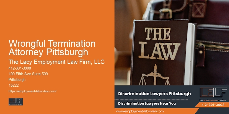 Wage and Hour Lawyer Wrongful Termination Attorney Pittsburgh