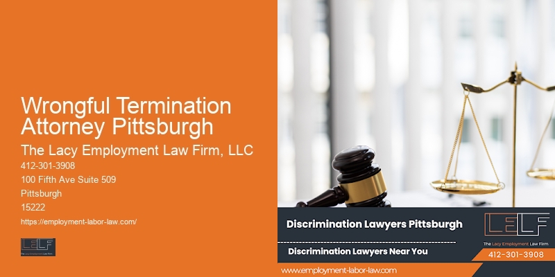 Employment Rights Group Wrongful Termination Attorney Pittsburgh PA