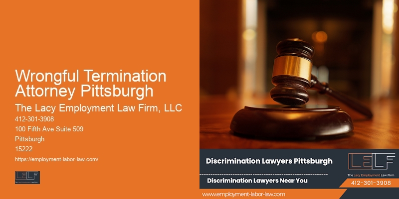 Wrongful Termination Attorney Pittsburgh Employment Law Journals