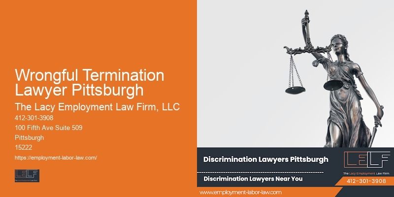 Employee Rights Advocate Wrongful Termination Lawyer Pittsburgh