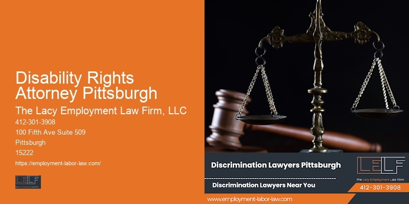 Workplace Discrimination Advice Disability Rights Attorney Pittsburgh