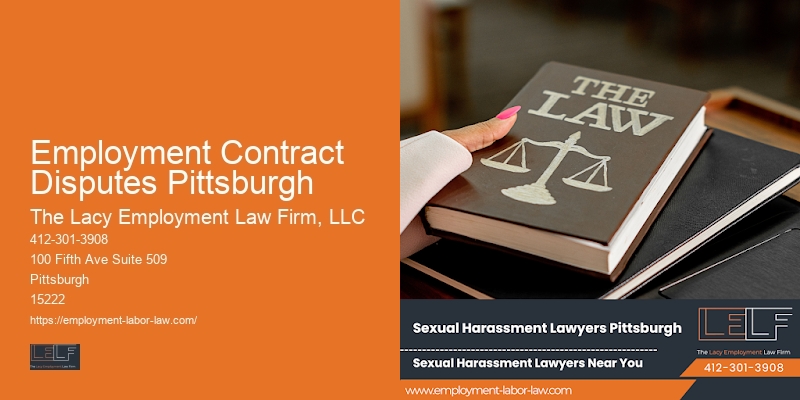 Workplace Rights Attorney Services Employment Contract Disputes Pittsburgh