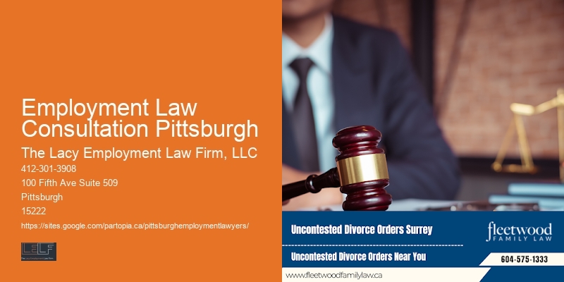 Employment Law Consultation Pittsburgh