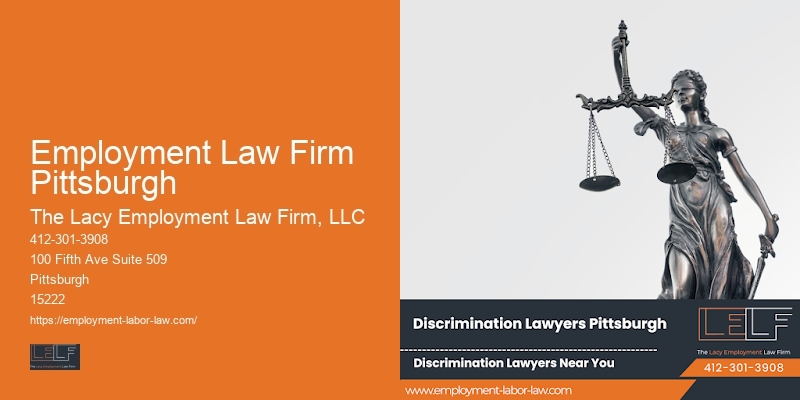 Termination Dispute Attorney Employment Law Firm Pittsburgh
