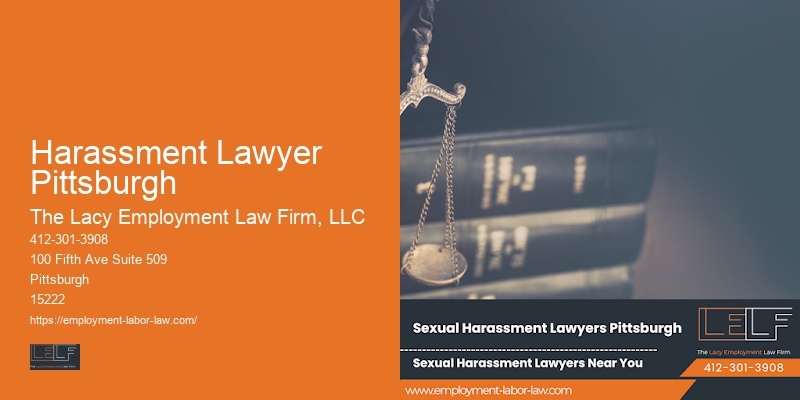 Employment Support In Harassment Lawyer Pittsburgh