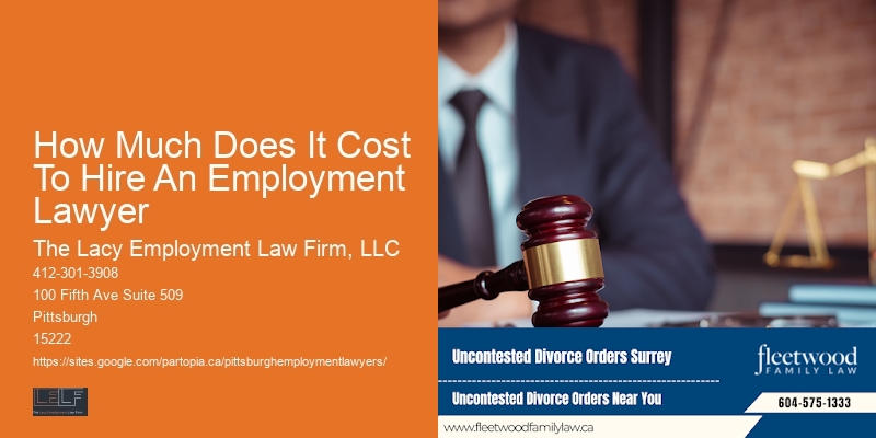 How Much Does It Cost To Hire An Employment Lawyer