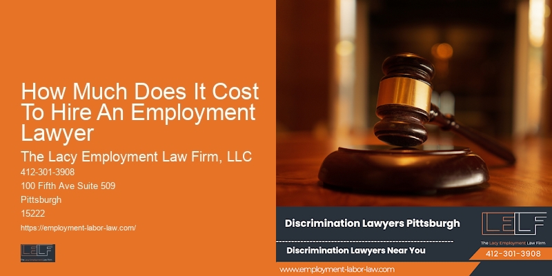How Much Does It Cost To Hire An Employment Lawyer Unemployment Lawyers