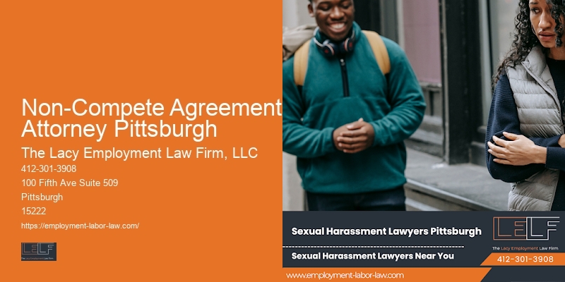 Employment Discrimination Lawyers Non-Compete Agreement Attorney Pittsburgh PA