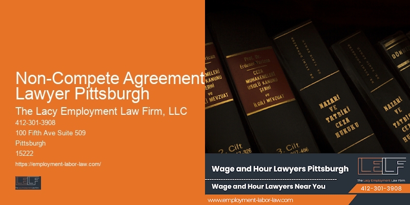 Non-Compete Agreement Lawyer Pittsburgh Employment Law Helpline