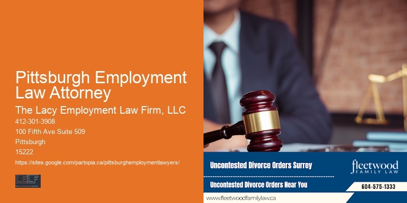 Pittsburgh Employment Law Attorney