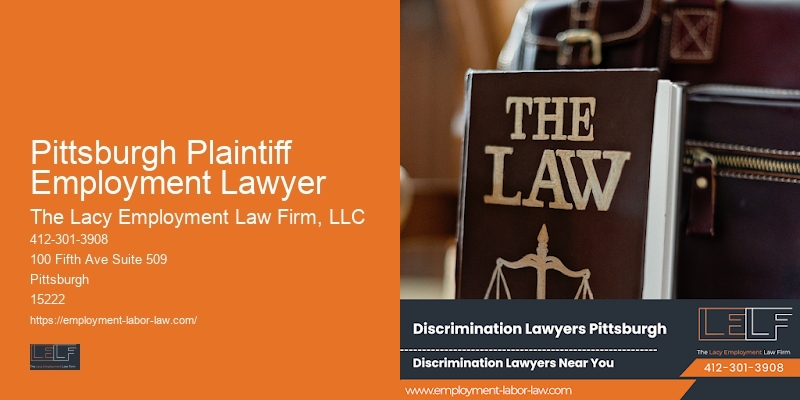 Employment Rights Advocate Pittsburgh Plaintiff Employment Lawyer