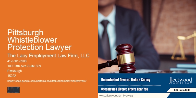 Pittsburgh Whistleblower Protection Lawyer