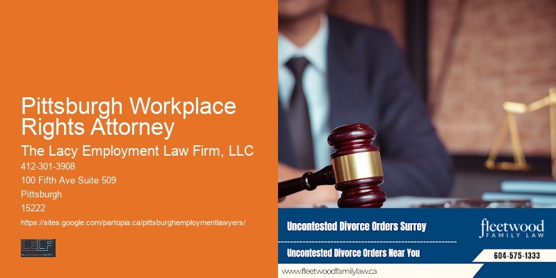 Pittsburgh Workplace Rights Attorney