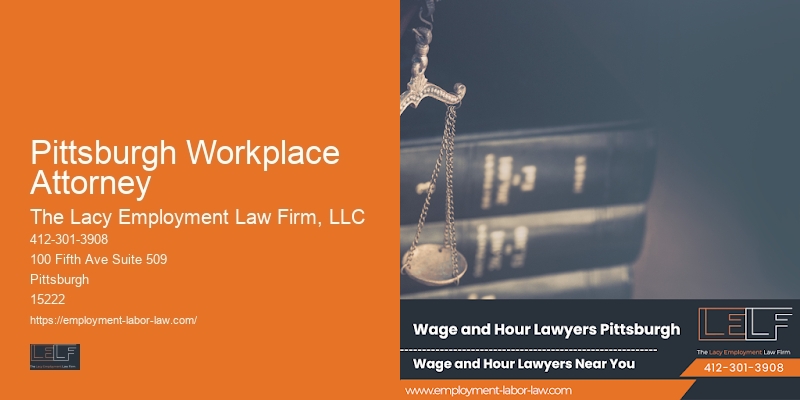 Pittsburgh Workplace Attorney Employment Law Guidance