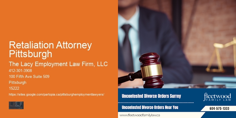 Retaliation Attorney Pittsburgh
