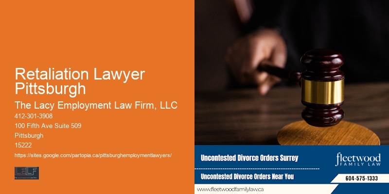Retaliation Lawyer Pittsburgh