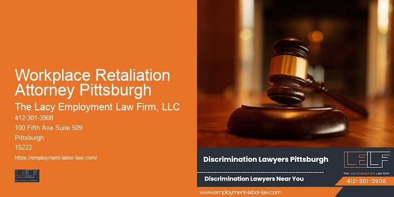 Workplace Retaliation Attorney Pittsburgh Employment Law Firms