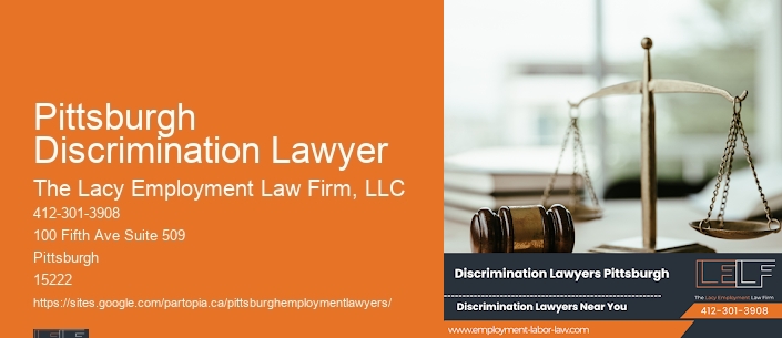 Pittsburgh Discrimination Lawyer