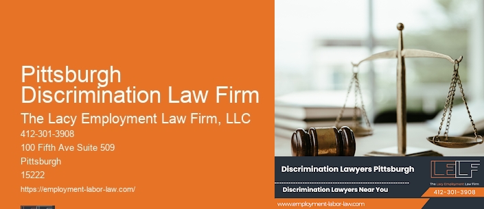 Pittsburgh Discrimination Law Firm