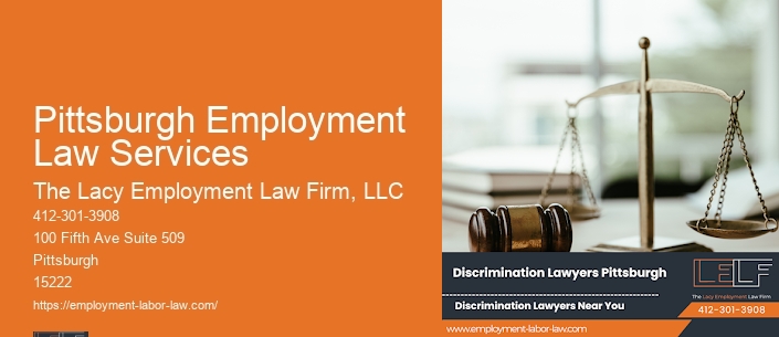 Pittsburgh Employment Law Services