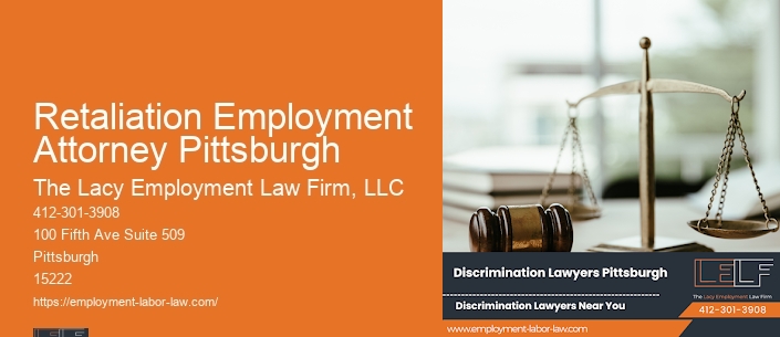 Retaliation Employment Attorney Pittsburgh