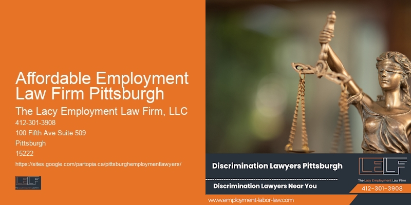 Affordable Employment Law Firm Pittsburgh