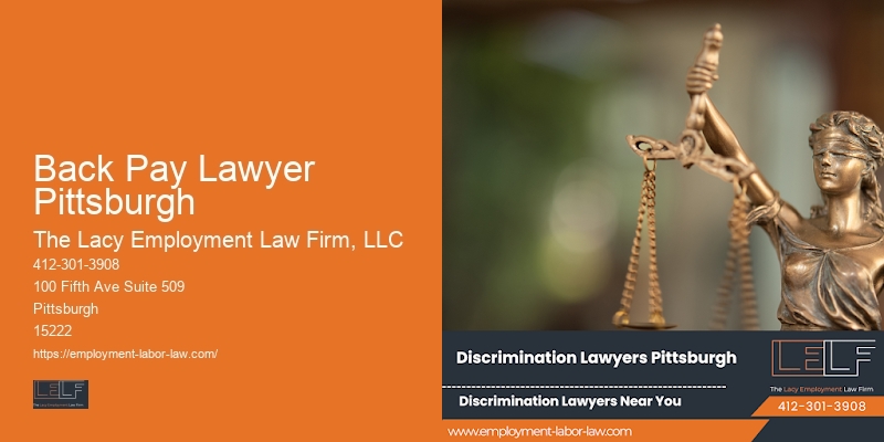 Back Pay Lawyer Pittsburgh
