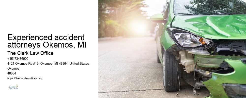Experienced accident attorneys Okemos, MI legal expert for accidents
