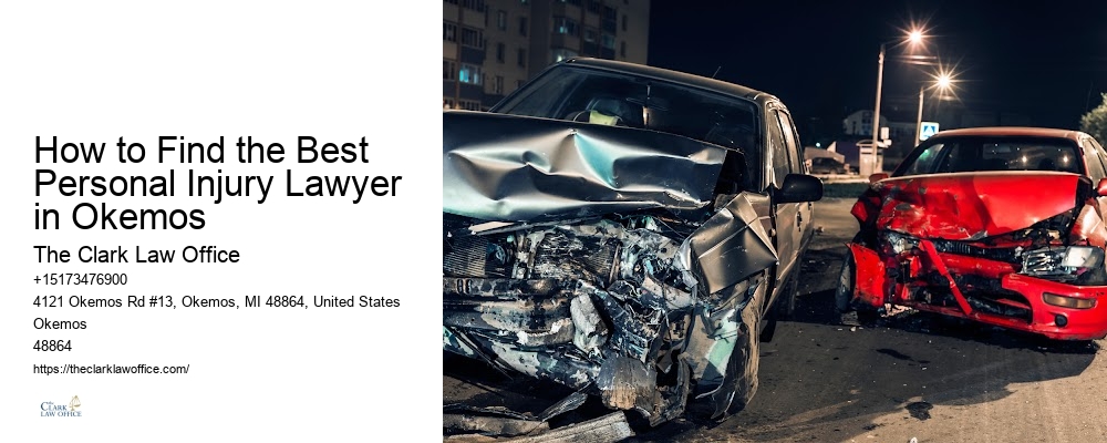 How to Find the Best Personal Injury Lawyer in Okemos work injury legal advice