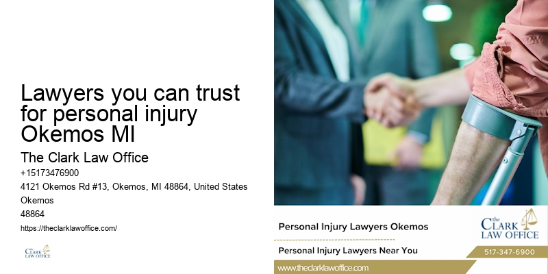 Personal Injury Law Firm Near Me Lawyers you can trust for personal injury Okemos MI