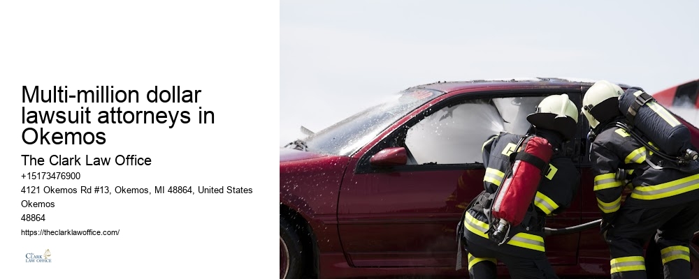 Personal Injury Compensation Lawyer Multi-million dollar lawsuit attorneys in Okemos