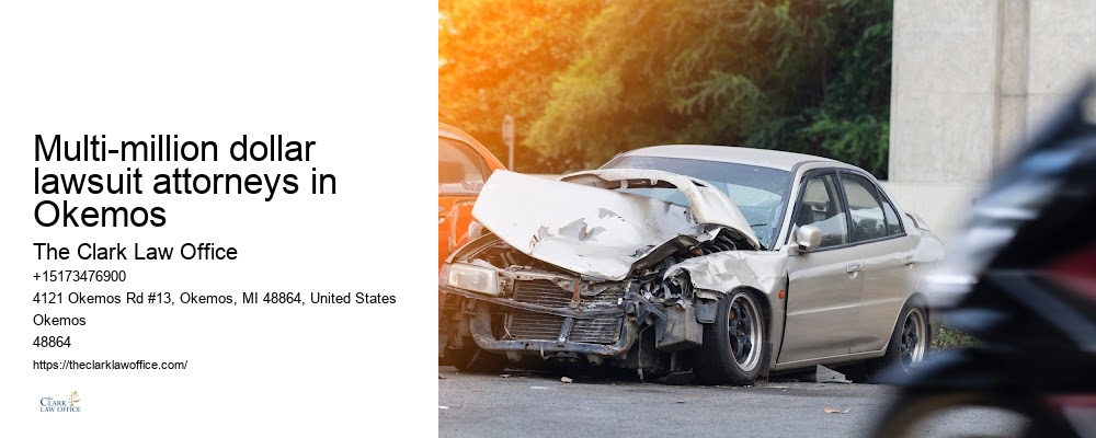 Multi-million dollar lawsuit attorneys in Okemos Highway Accident Lawyer