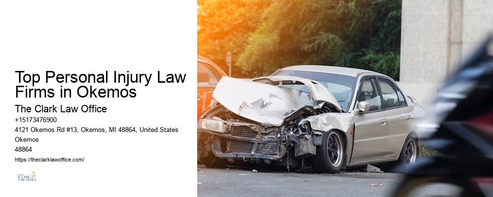Top Personal Injury Law Firms in Okemos Car Accident Compensation Attorney