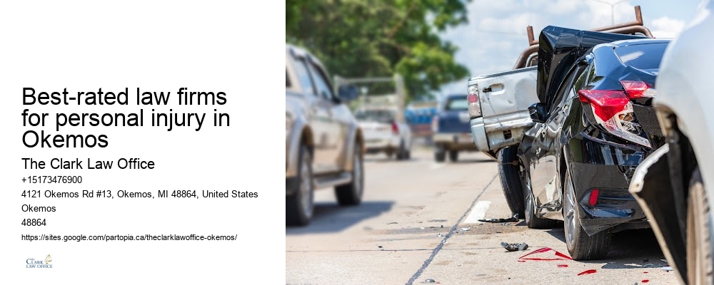 Best-rated law firms for personal injury in Okemos