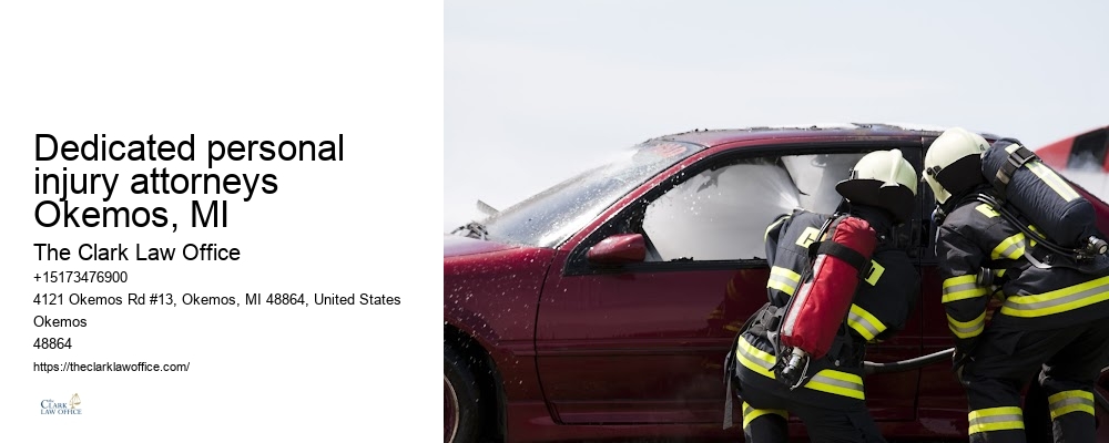 Legal representation for personal injury cases in Dedicated personal injury attorneys Okemos, MI