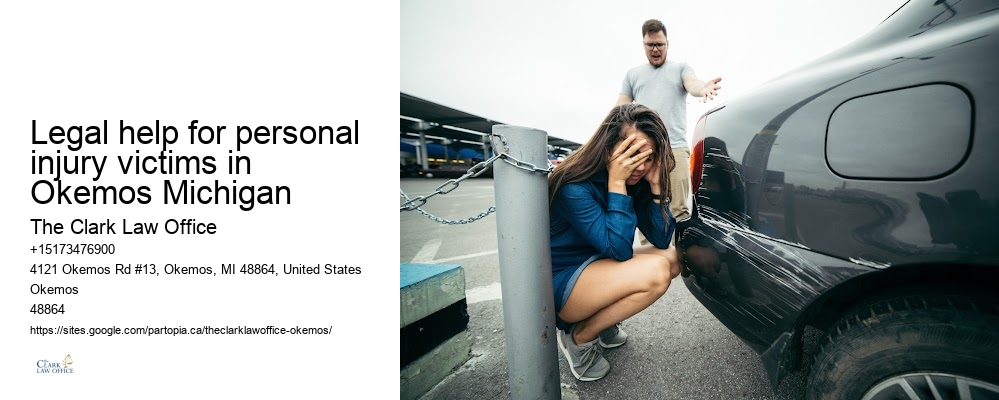 Legal help for personal injury victims in Okemos Michigan