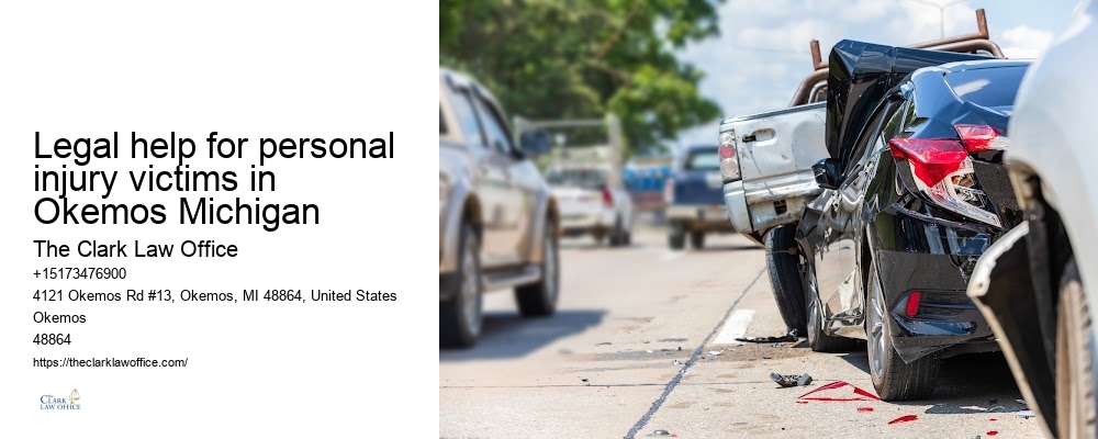 Legal help for personal injury victims in Okemos Michigan Accident Lawyer