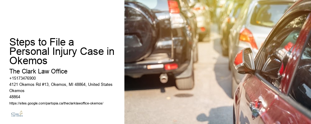 Steps to File a Personal Injury Case in Okemos
