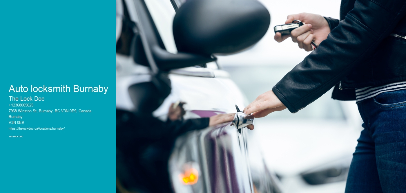 Auto locksmith Burnaby