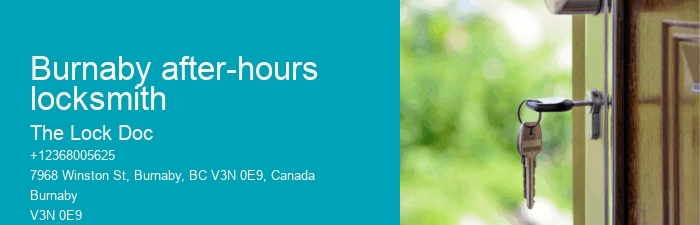 Burnaby after-hours locksmith