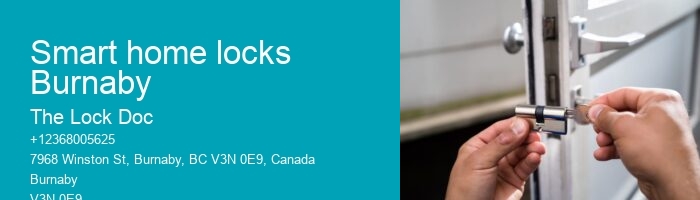 Smart home locks Burnaby