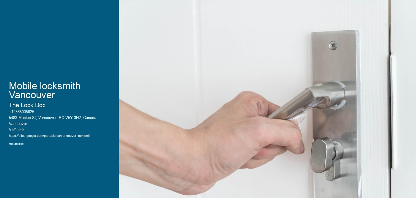Mobile locksmith Vancouver