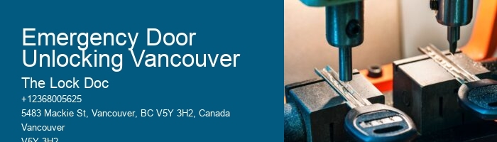 Emergency Door Unlocking Vancouver