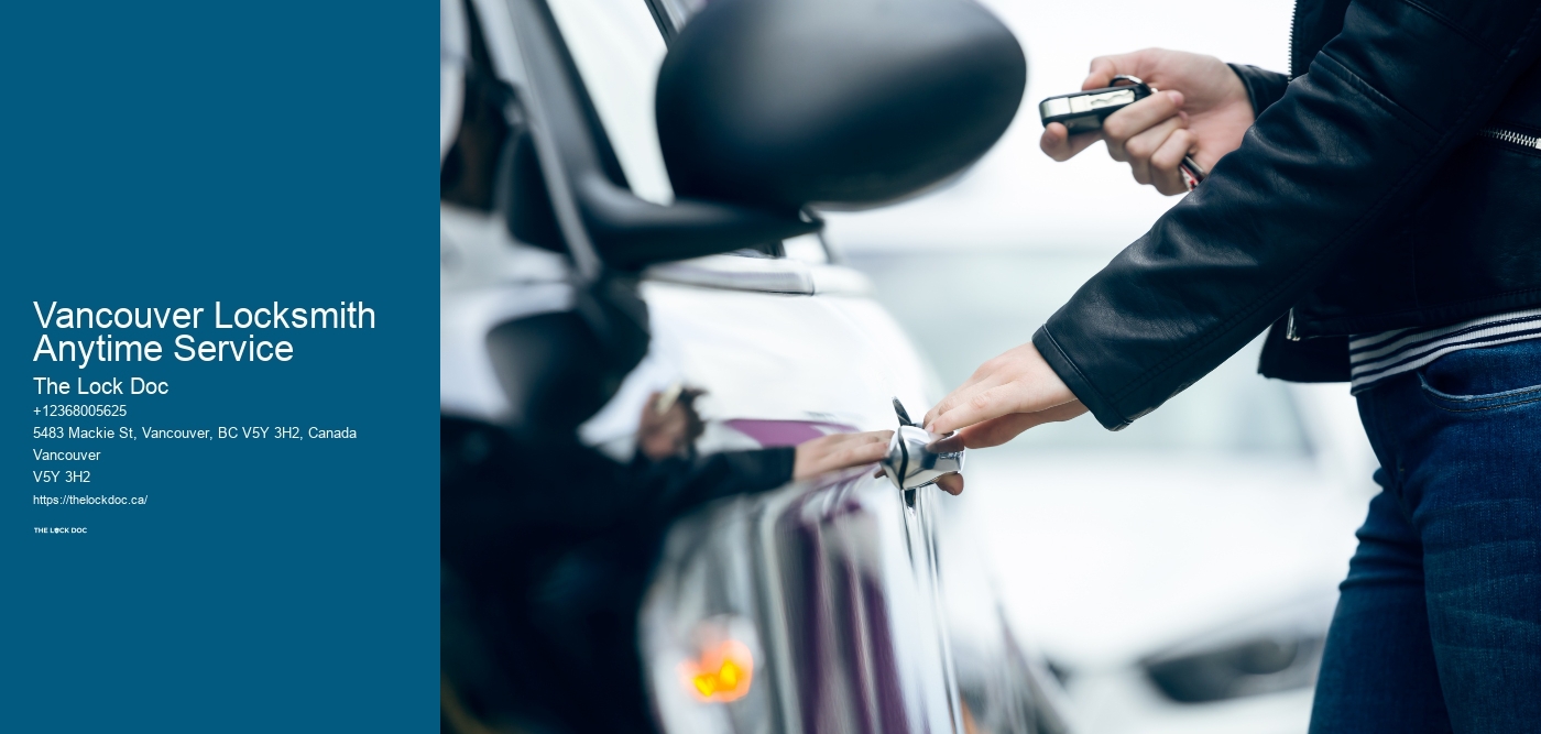 Vancouver Locksmith Anytime Service