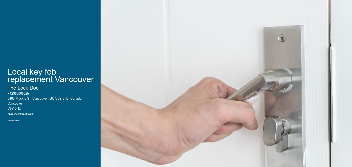 Local key fob replacement Vancouver