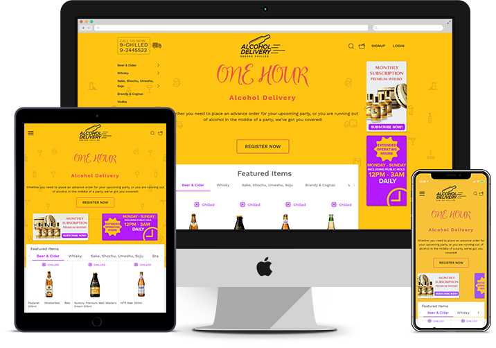 Alcohol Delivery Portfolio